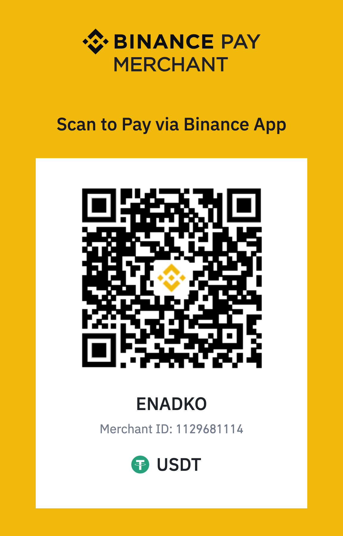 ENADKO Merchant QR Code