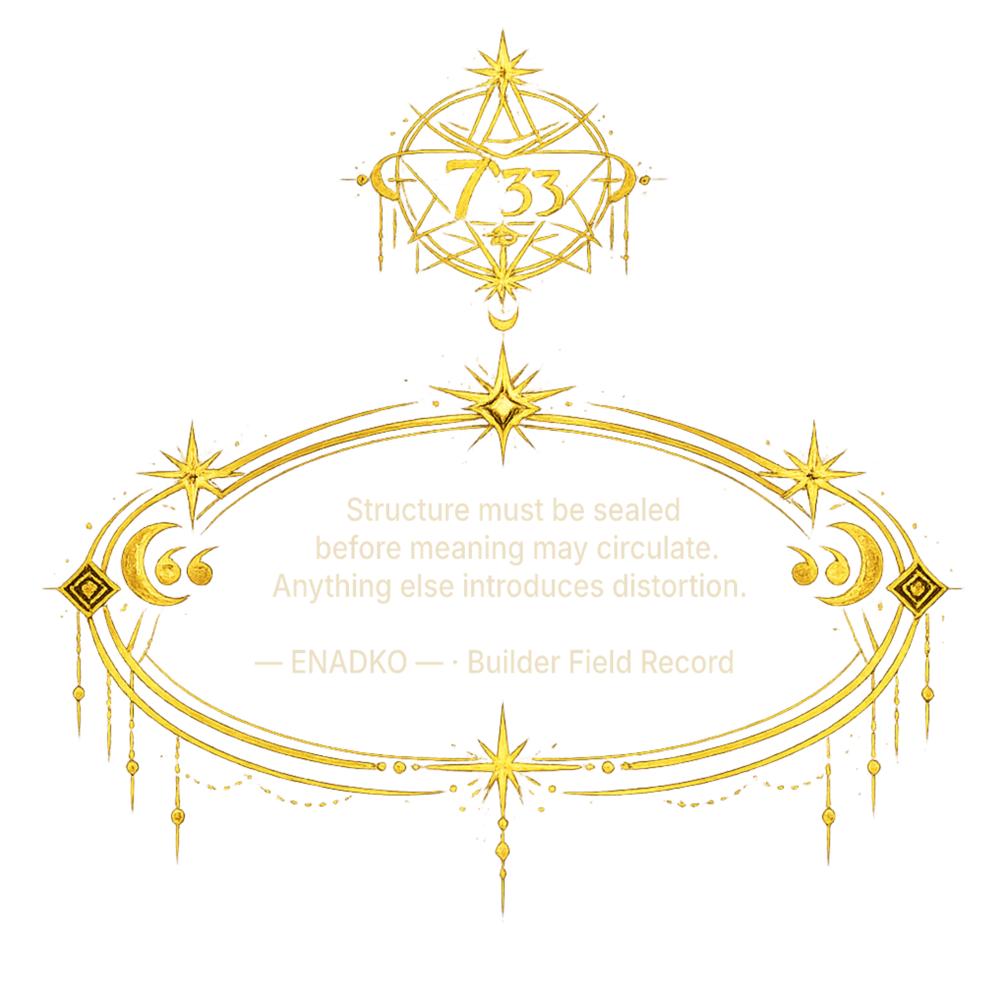 ENADKO Tier 0 Sacred Quote