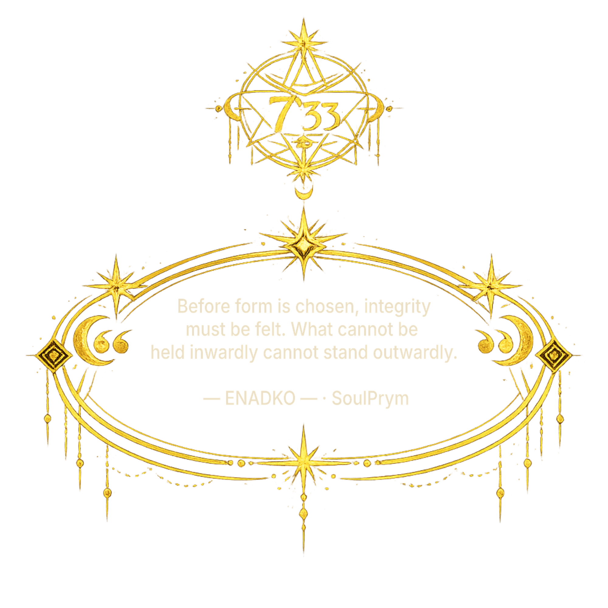 ENADKO Tier 0 Sacred Quote