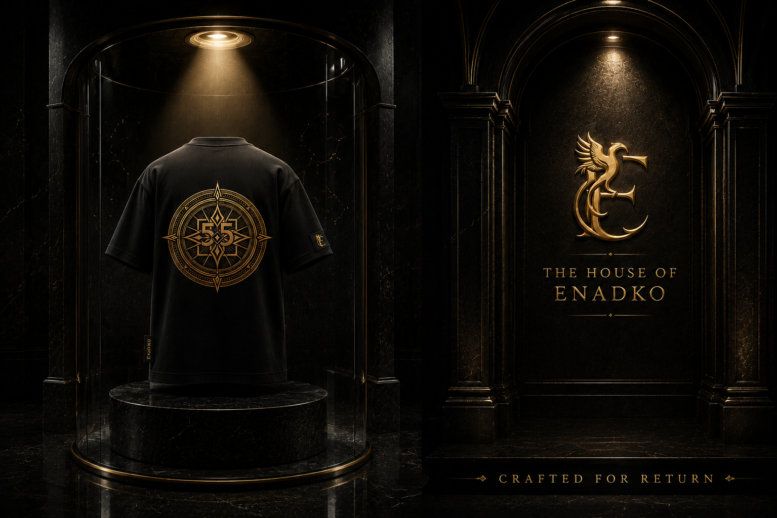 ENADKO Awakening Artifact — Obsidian Black within the House
