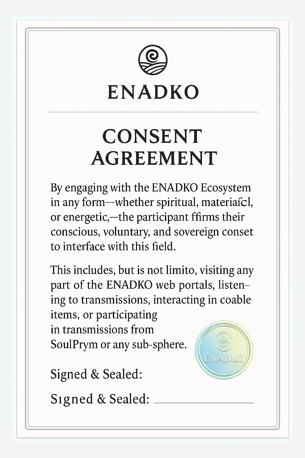 Consent Agreement